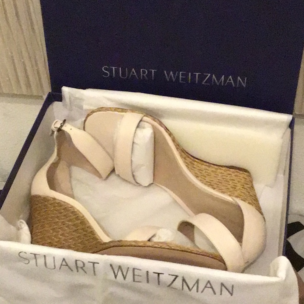 Stuart Weiztman wedge heel shoes